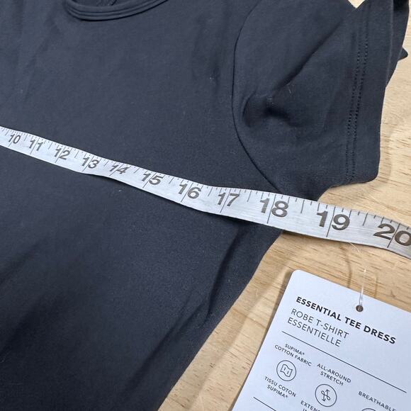 Athleta Women's Essential Tee Dress Black Size Small New With Tags Condition - Picture 10 of 12